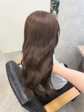 ロング カラー ヘアアレンジ Himawari♡ 柔らかいカラーのヘアスタイル
