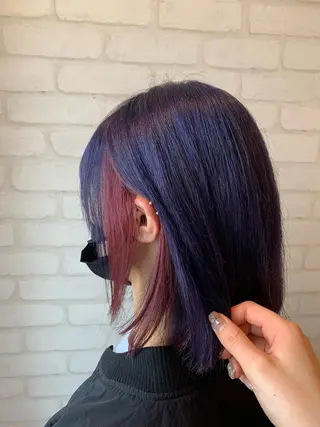 カラー 秋葉 万柚子のヘアスタイル