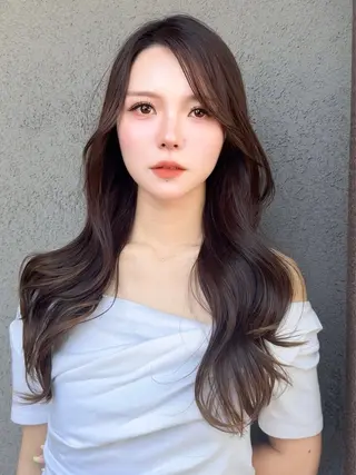 セミロング 似合わせ松本 容政のヘアスタイル