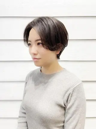 ショート 👑銀座ショート/ 絶壁補正/金子涼👑のヘアスタイル