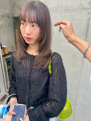 セミロング sakoda shunkiのヘアスタイル