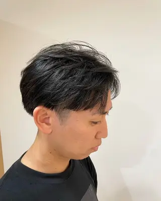 ミディアム メンズ CHIRU hair salonのヘアスタイル