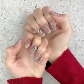 セミロング カラー パーマ ヘアアレンジ メンズ キッズ ネイル マツエク・マツパ アイブロウ Salon Ｋのネイルデザイン