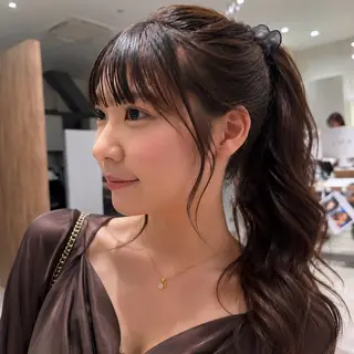 ロング 石井良典 髪質改善のヘアスタイル