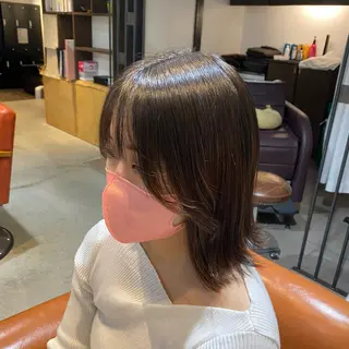 ミディアム 【novem】 serenのヘアスタイル
