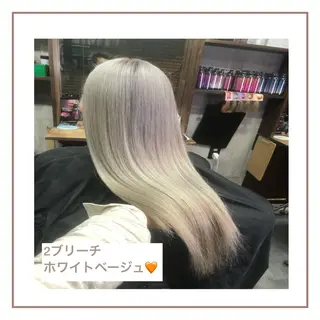 ロング カラー ワンホンレイヤー エクステづまのヘアスタイル