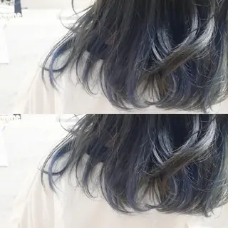 セミロング カラー ヘアアレンジ See by merのマツエク・マツパデザイン