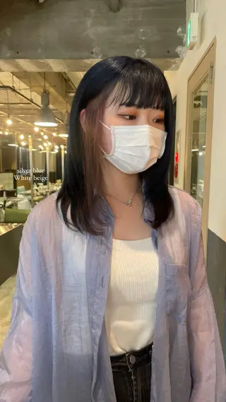 ロング カラー 海外レイヤー /NAGISAのヘアスタイル