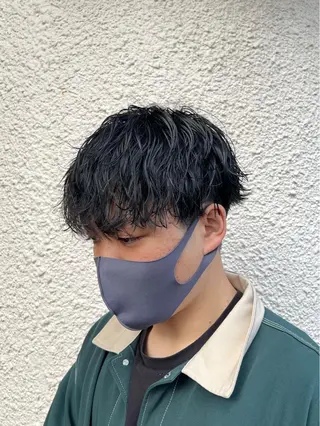 ショート パーマ メンズ 茅ヶ崎パーマ特化/ スパイラル/ハルキのヘアスタイル