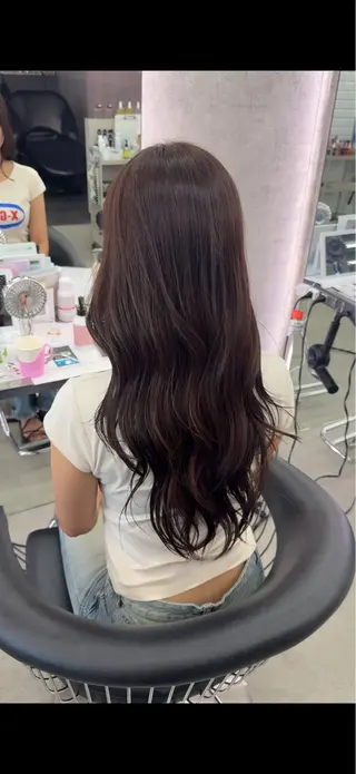 ロング 中野 光瑠のヘアスタイル