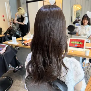 ロング カラー 💘韓国レイヤー上 品カラーruru💘のヘアスタイル