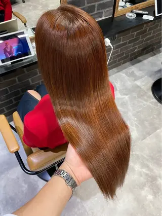 ロング カラー ハイトーン/髪質改善 /Akuaのヘアスタイル