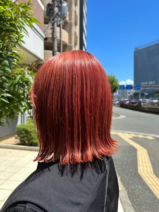 ミディアム 【艶ｶﾗｰ/ｼｮｰﾄ 】田原 愛菜🐯のヘアスタイル
