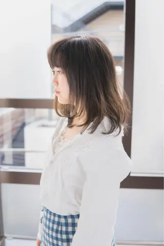 セミロング 永野 良一のヘアスタイル