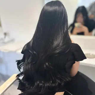 ロング AI  メンズ/ レイヤーカットのヘアスタイル