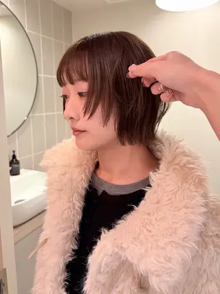 ショート カラー -みつま はるな-のヘアスタイル