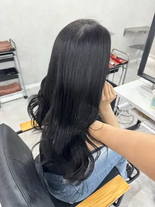 ロング カラー 赤み無し柔らかカラー 【梅田】madokaのヘアスタイル