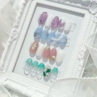ネイル Macherie Rose Jrのネイルデザイン