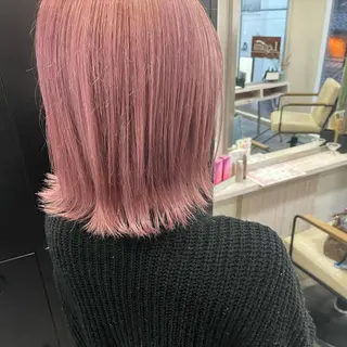 ミディアム カラー 吉村 夏椰のヘアスタイル