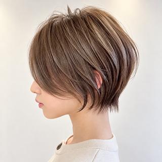 ショート カラー 朝ラク/大人ショート /銀座/若狭真央のヘアスタイル