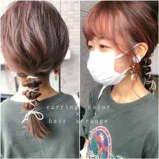 ミディアム カラー カラーパティシエ facce🌼ikoのヘアスタイル