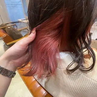 カラー 山本美月🫧艶カラー 🐬暖色カラー🫧のヘアスタイル