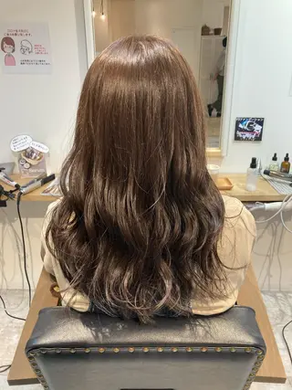 セミロング カラー 【女性指名No.1】 西口直子のヘアスタイル