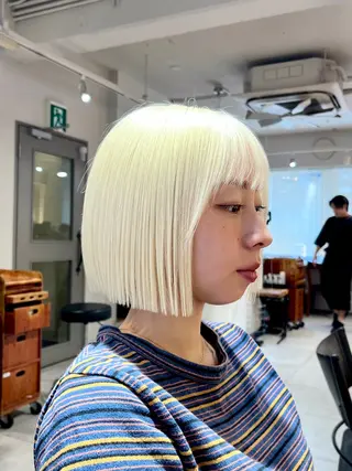 ショート 横浜/カットモデル/ ボブ/佐藤桃香 🦥のヘアスタイル