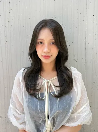 セミロング カラー 🌻暖色カラー🌻 sakuraのヘアスタイル