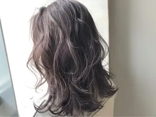 ミディアム カラー クドウレイ fifth神南のヘアスタイル