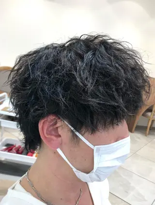ショート パーマ メンズ 小林 優太 メンズパーマ✨のヘアスタイル