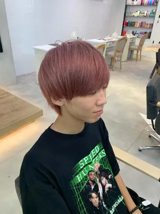 ショート カラー パーマ ヘアアレンジ メンズ まつげと眉 Meliaのマツエク・マツパデザイン