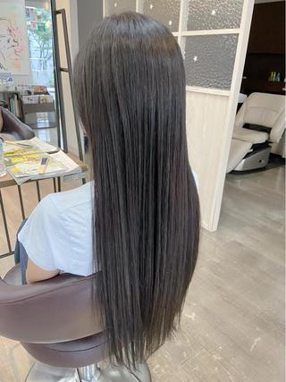 ロング 植田 敬太のヘアスタイル