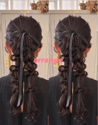 ロング ヘアアレンジ 高橋 那美のヘアスタイル
