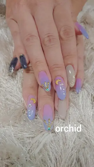ネイル orchid ♡オーキッドのネイルデザイン