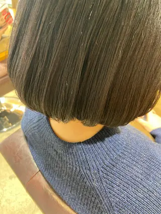 ミディアム カラー ヘアアレンジ レイヤー×ヘッドスパ *保田遥*のヘアスタイル