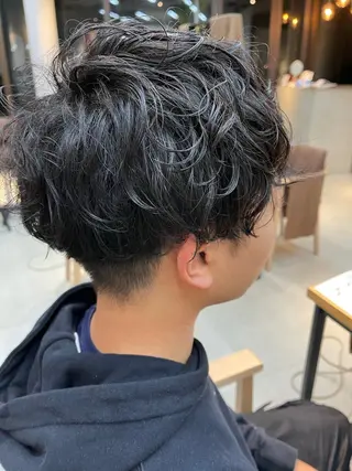 ショート パーマ メンズ 似合わせショート×透 明感/やじまたかしのヘアスタイル