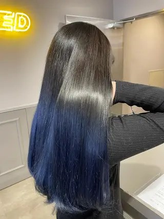 ミディアム カラー 抜け感レイヤー︴ ニュアンスカラーのヘアスタイル