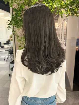 ロング カラー 安藤 航佑のヘアスタイル
