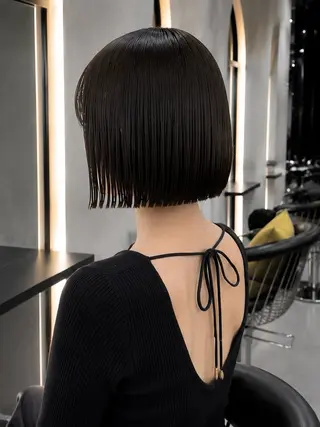 ショート 縮毛矯正/ 虎白のヘアスタイル