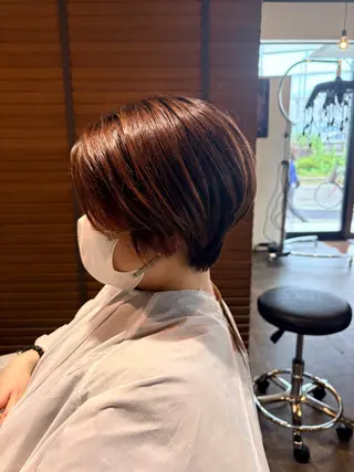 ショート 横井 香歩のヘアスタイル