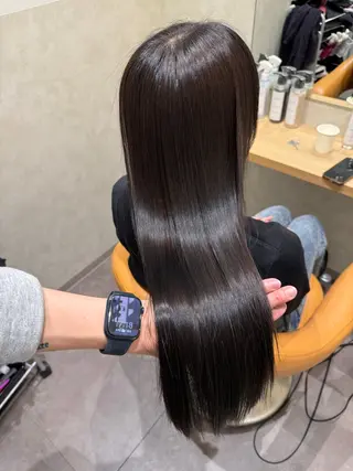 ロング 阿部 祥大のヘアスタイル