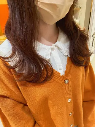 セミロング カラー 美髪/透明感カラー reikoのヘアスタイル