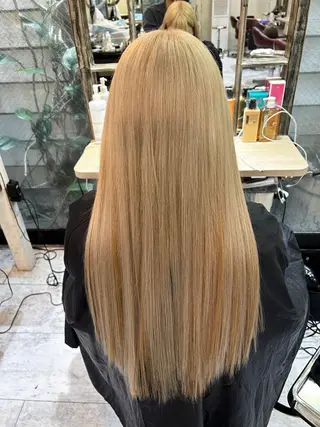 ロング カラー 佐伯 りょうのヘアスタイル