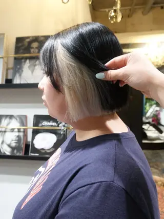 カラー アイブロウ&マツパ マツエクまなみのヘアスタイル