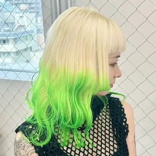 ロング カラー ヘアアレンジ ✨ブリーチカラー× 艶髪SUZU🛼🫧のヘアスタイル