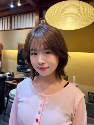 ショート ゆるふわガーリーst yle🩰yuukaのヘアスタイル