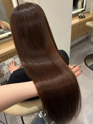 ロング カラー YUI 透明感🌱 グレージュ🌿浦和のヘアスタイル