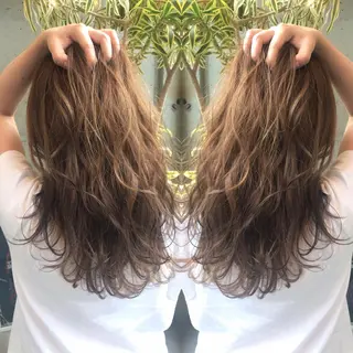 ロング カラー ✨縮毛矯正/髪質改善 錦糸町/松坂拓馬のヘアスタイル