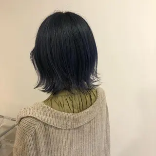 ミディアム OGOSHI 川和町のヘアスタイル